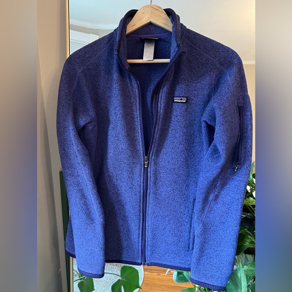 Patagonia Bluish Purple Women’s Full-Zip Fleece Jacket